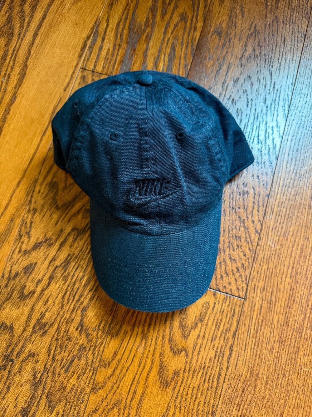 Nike Club Unstructured Futura Wash Cap Black S/M Adjustable Dad Hat